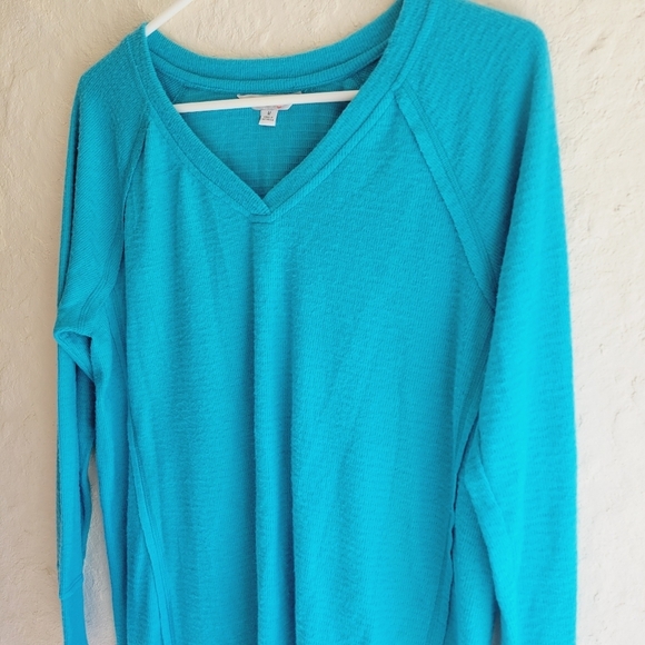Wildfox Haley Brushed Sweater in Peacock Teal Super Soft Medium - Picture 8 of 11